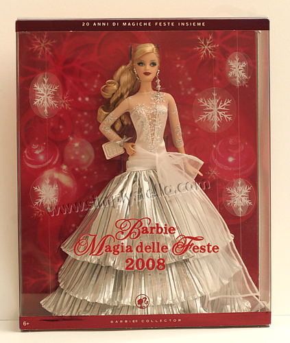 '08 Holiday Barbie Box , Front