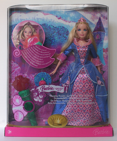 Sleeping Beauty Barbie Box - Front