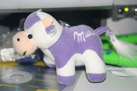 Milka-Cow Keychain