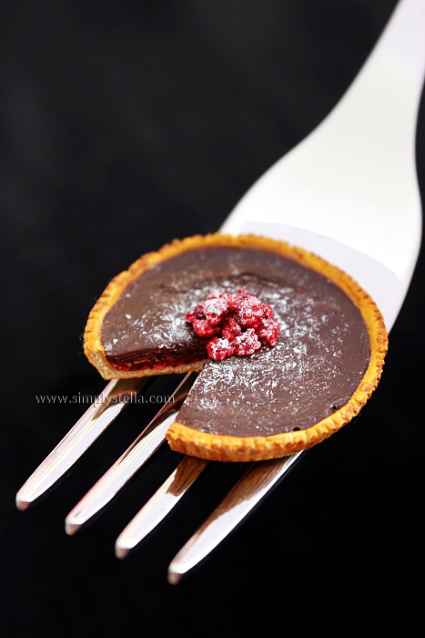 Chocolate Tart with Raspberries