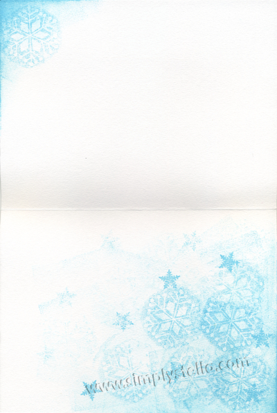 Xmas Greetings Card, Inside