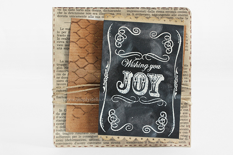  Faux Chalkboard Art card