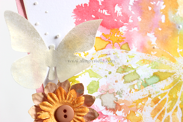 'Faux' Watercolor effect - Card + Tutorial